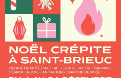 Noël crépite à Saint-Brieuc