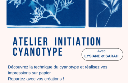Atelier initiation cyanotype
