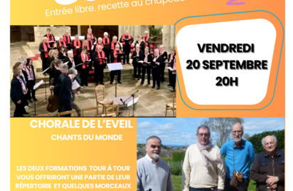 Concert caritatif - Chorale de l'éveil et Quintet Accort