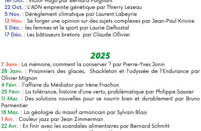 Conférence : L'ADN empreinte génétique par Thierry Lezeau