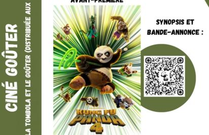 Ciné goûter : Kung Fu Panda 4