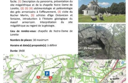 Balade géologique Colline de Notre-Dame de Lorette