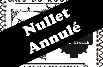 ANNULÉ - Kafe ar bloaz nevez | Café du nouvel an