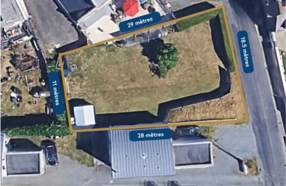 Terrain - 456 m2 - Langueux