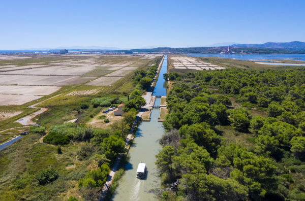 Le canal de jonction et le canal de la Robine - Canal du Midi
