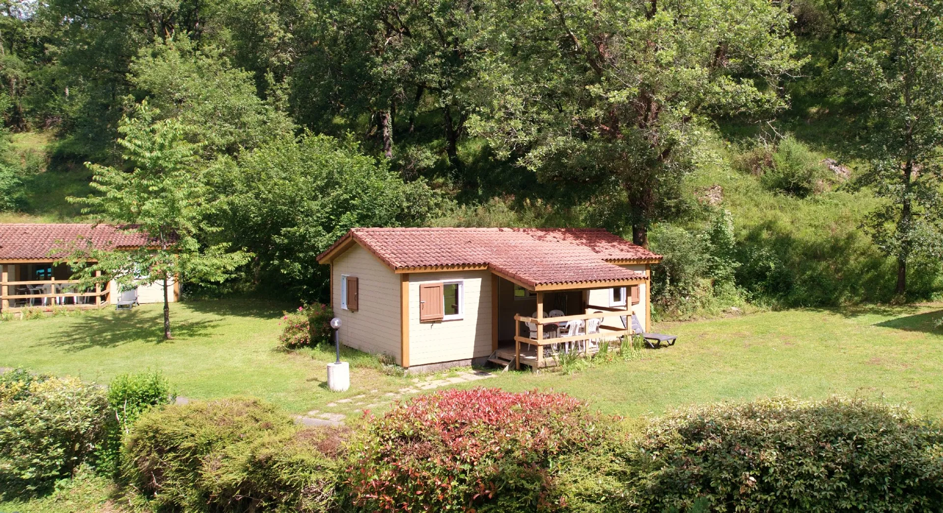 Vue aérienne chalet 6 personnes