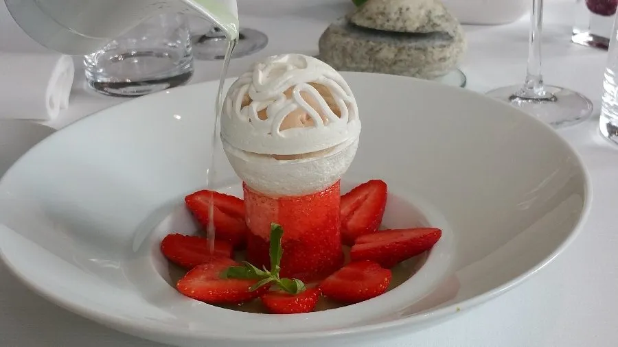 Plat du restaurant du Vieux Pont