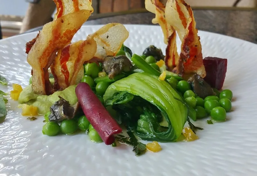 Plat du restaurant du Vieux Pont