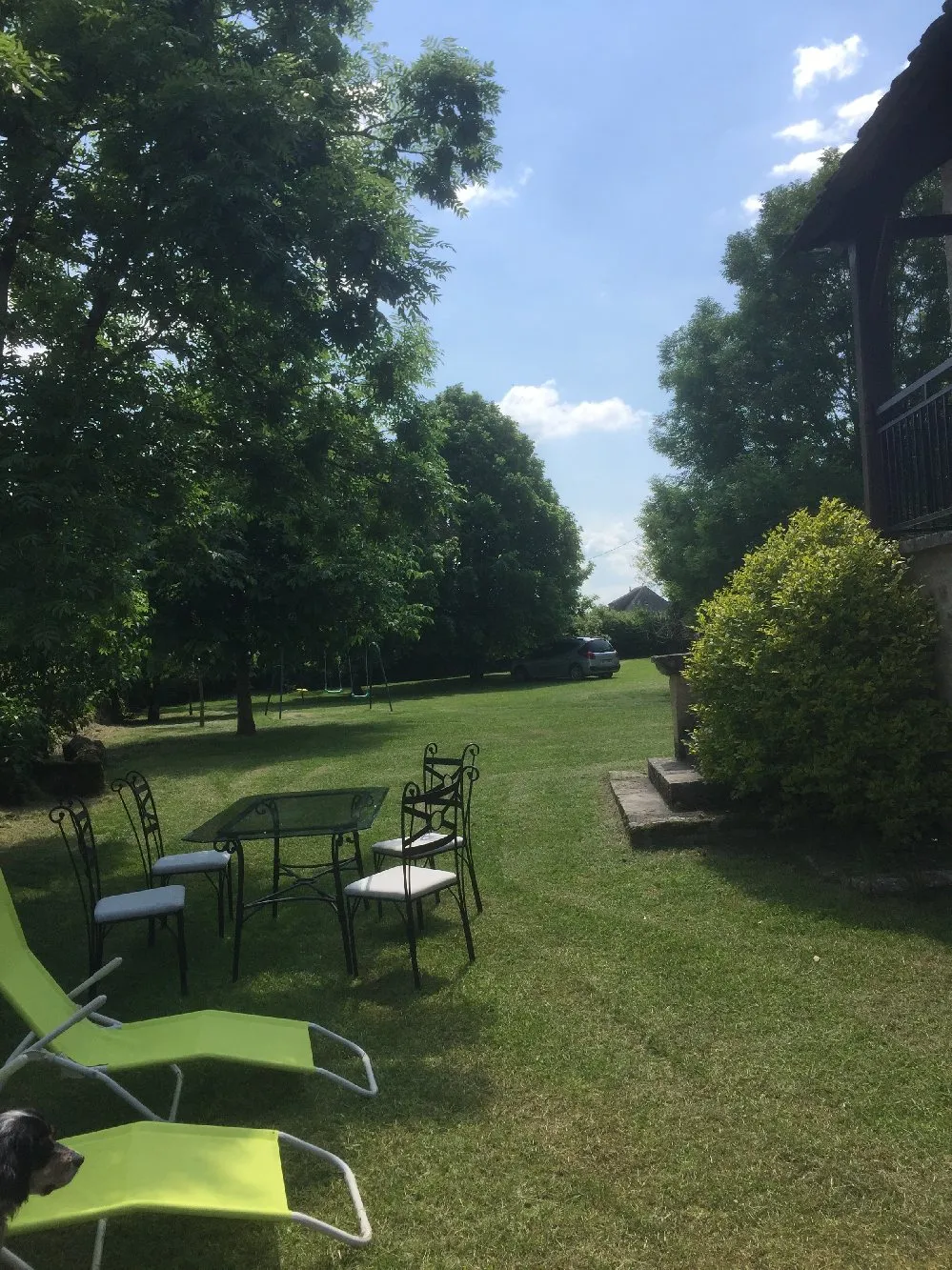Salon de jardin / parc de 1300 m²