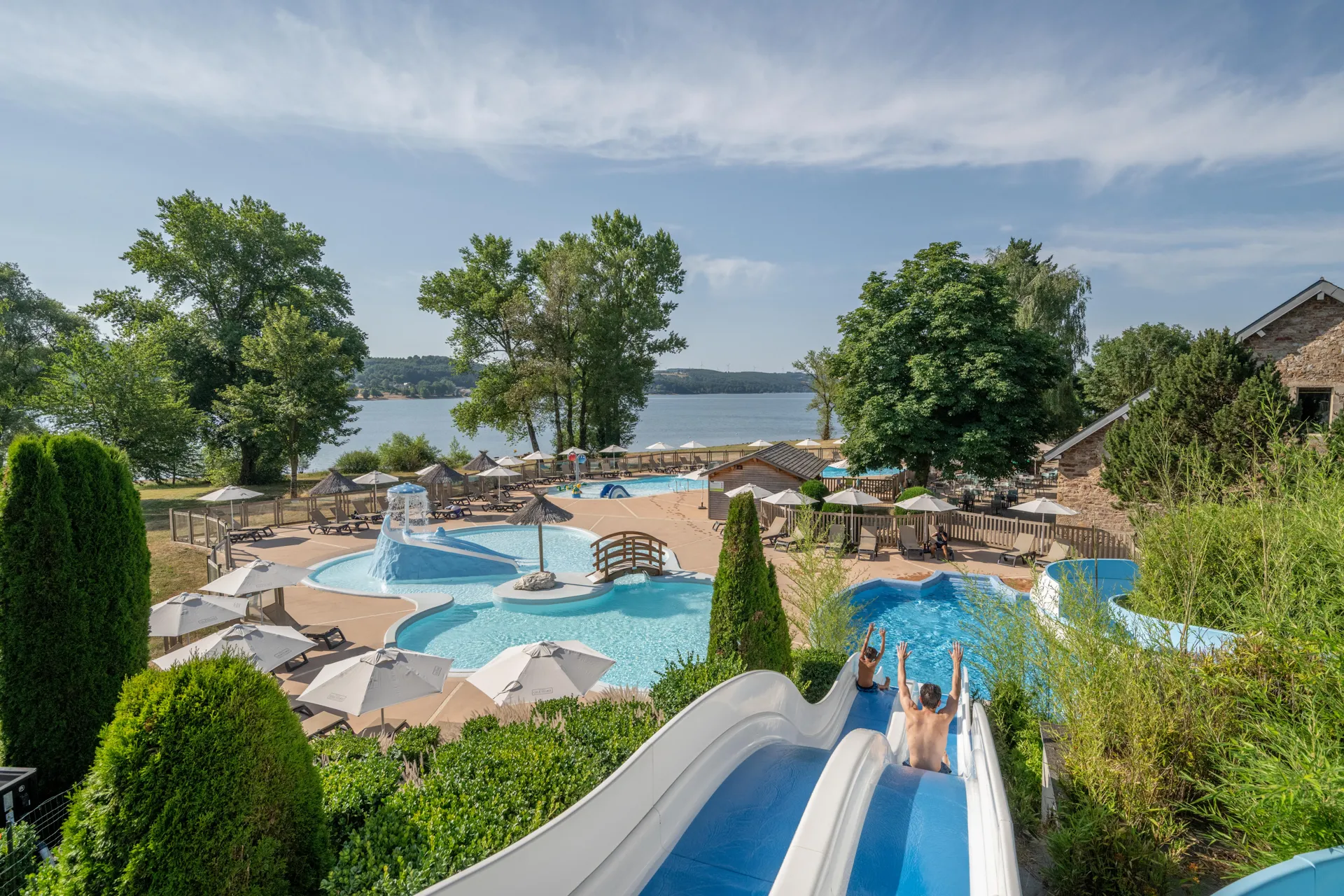 Toboggans Parc aquatique