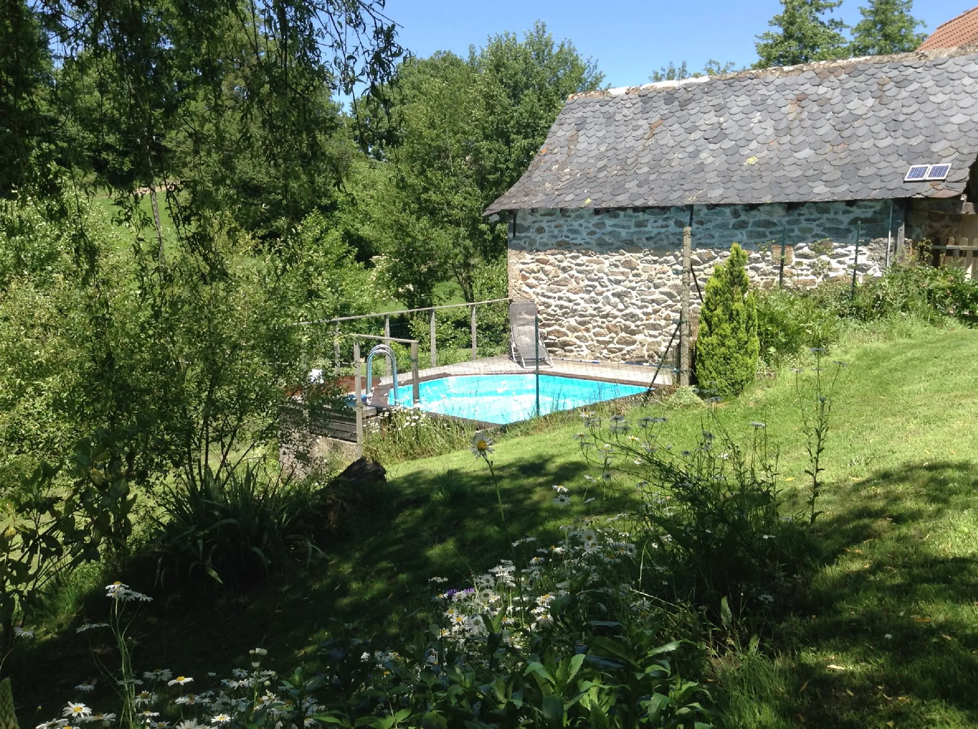Jardin et piscine