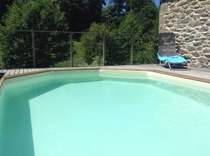 Piscine privée au gîte (5*3*1.2m)