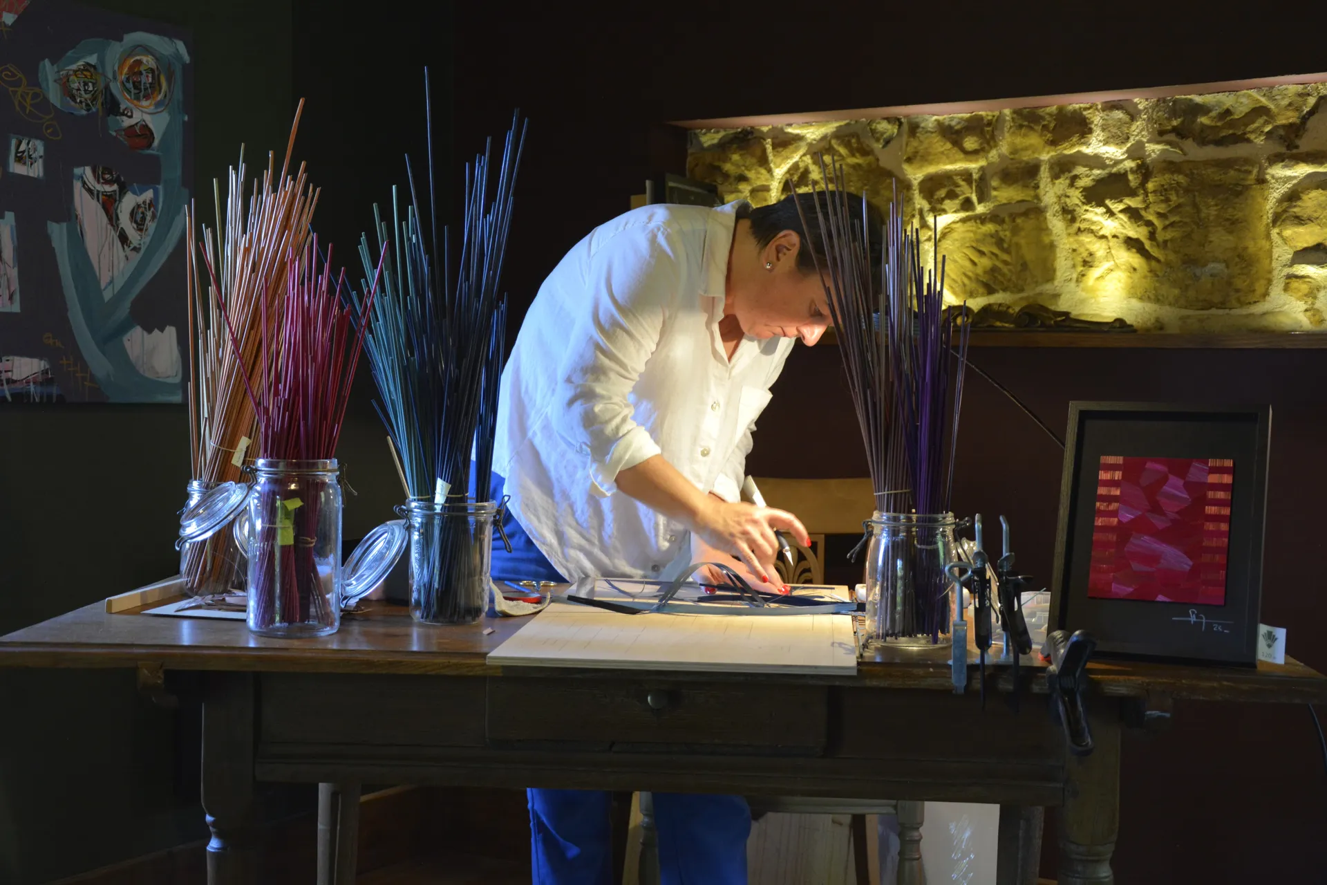 Séverine Barbieri - Marqueterie de paille