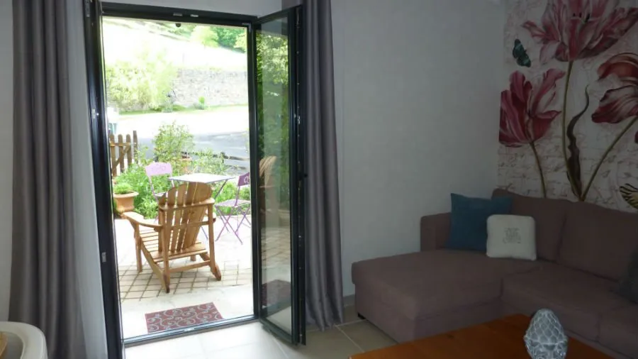 Salon accès terrasse