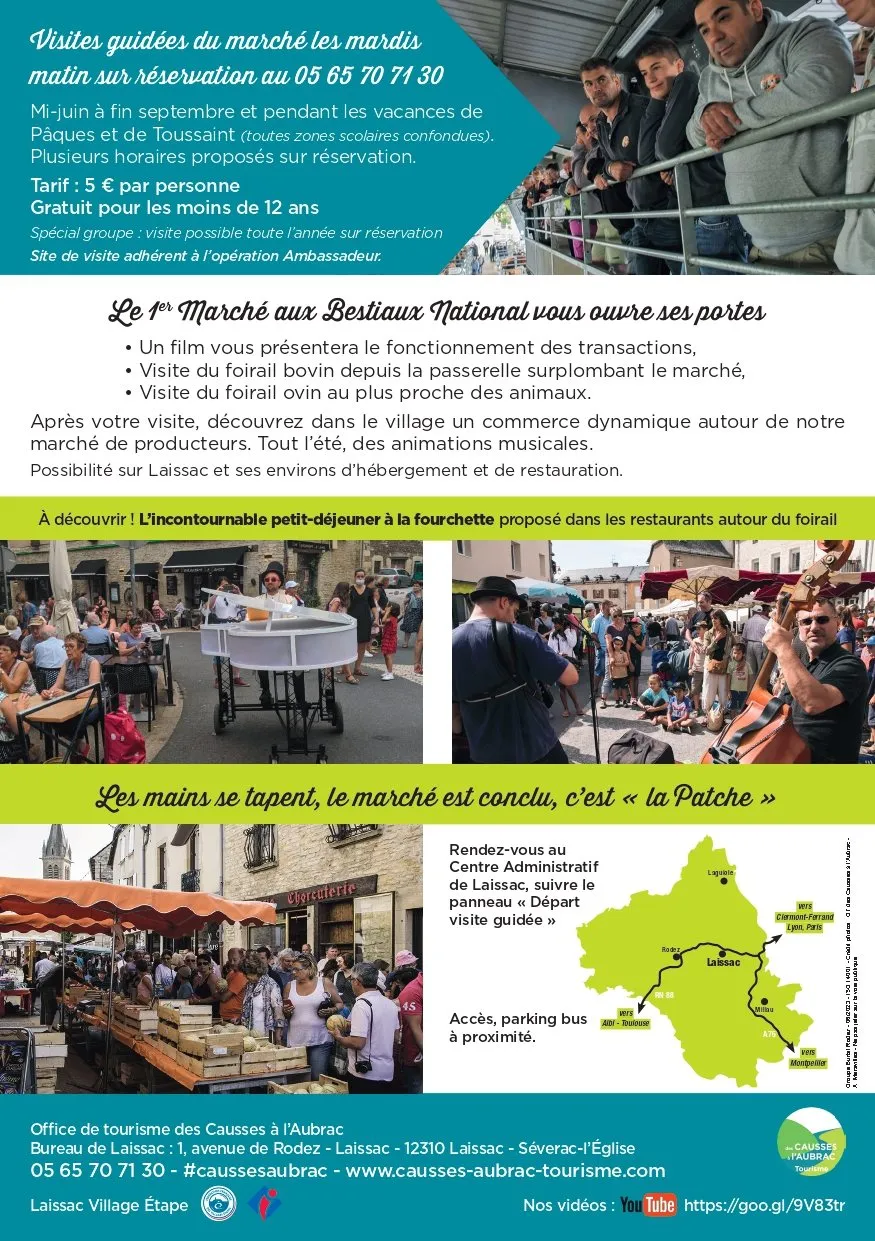 Visite guidée du marché aux bestiaux - mardi matin - sur réservation
