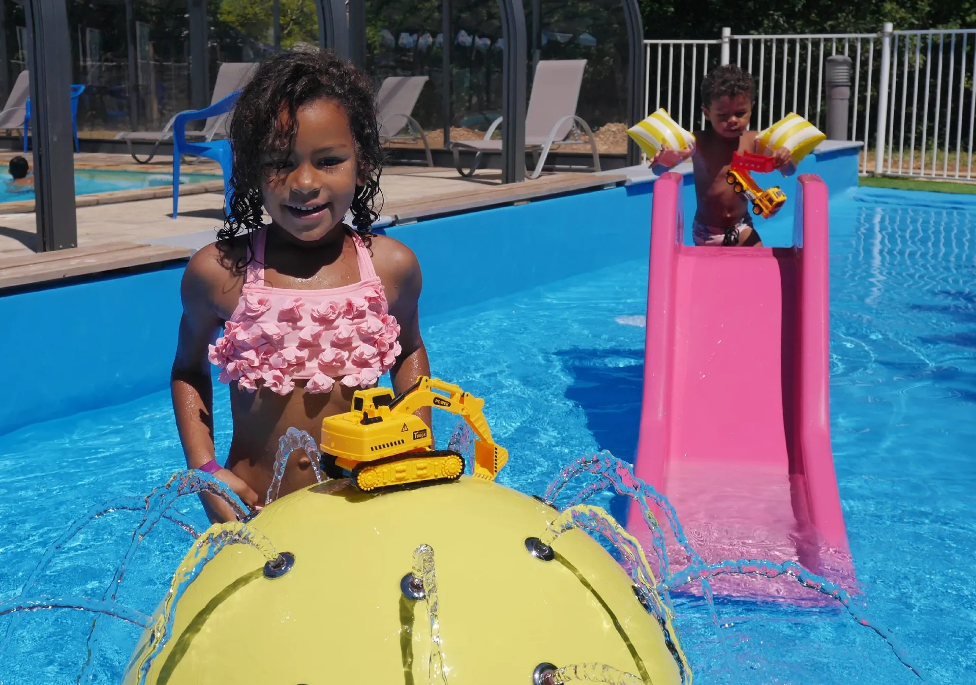 pataugeoire Flower Camping Lac aux Oiseaux