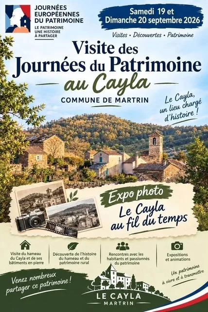 Journées du Patrimoine au Cayla