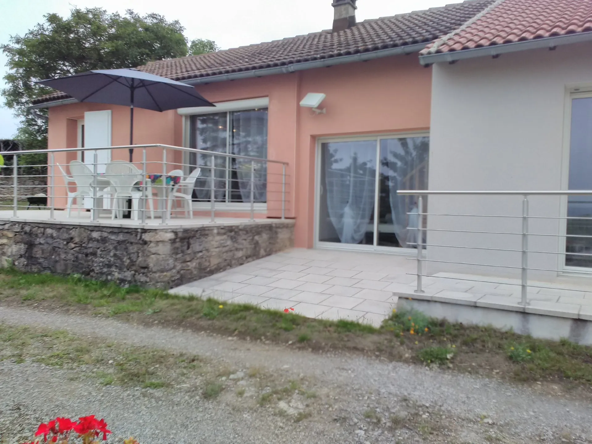 Facade sud /terrasse