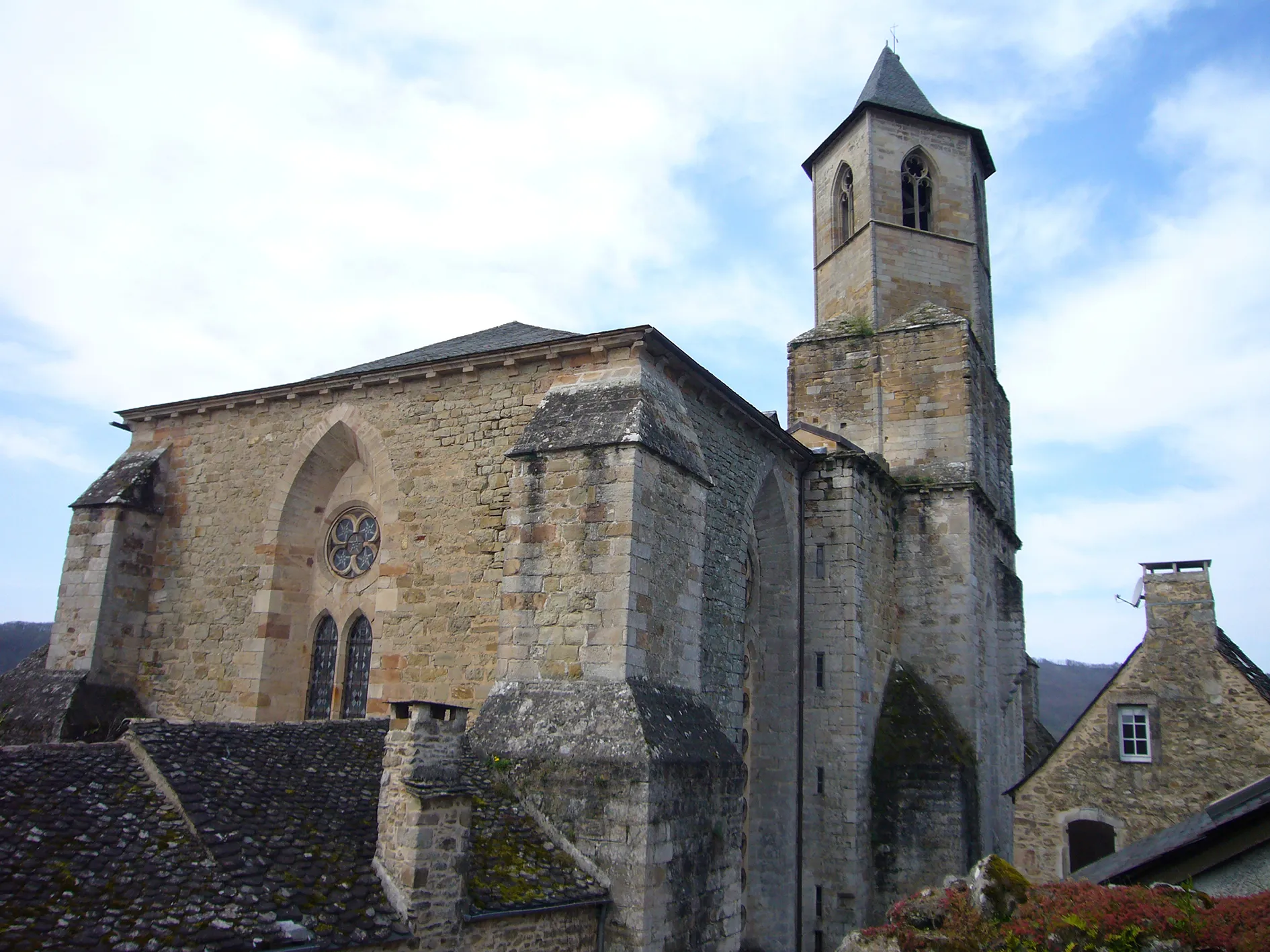 L'église Saint-Jean-L'Evangéliste à Najac