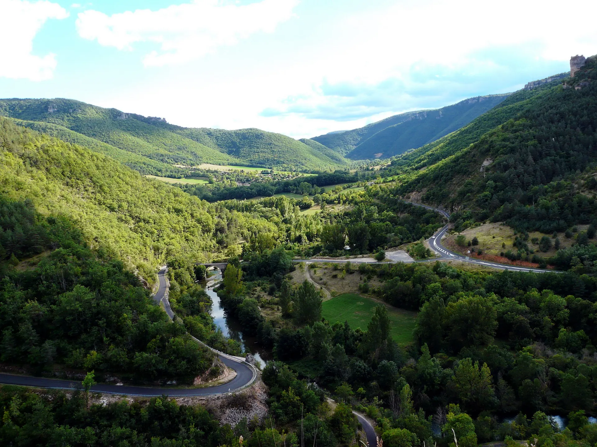 La vallée de la Dourbie