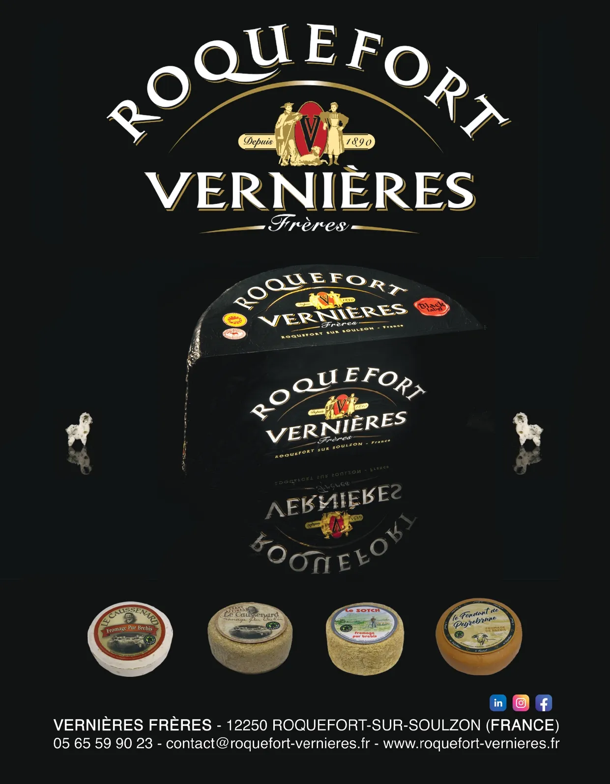 Roquefort et tommes Vernières