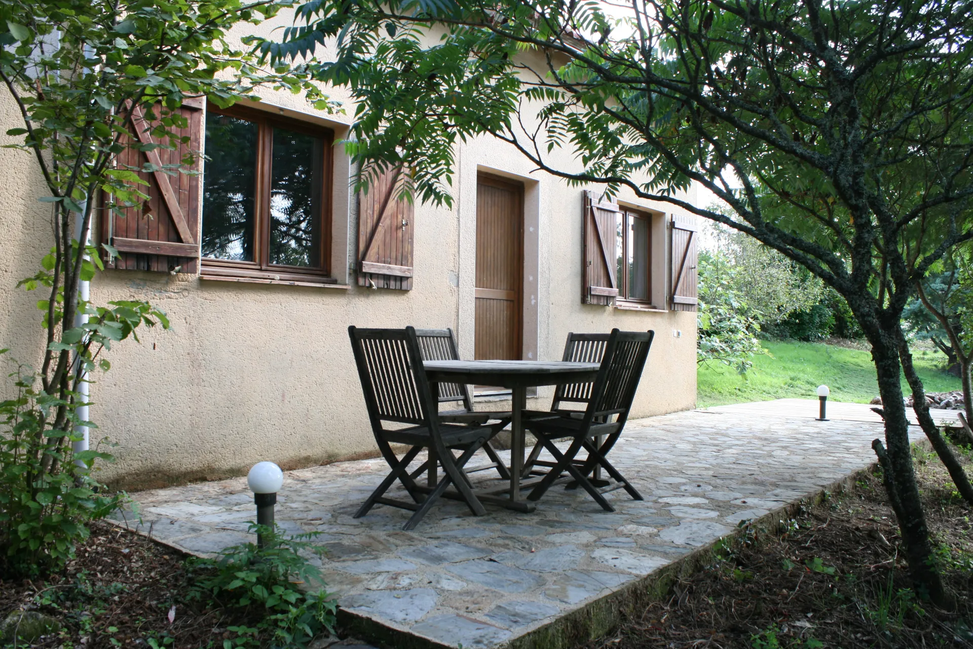 Terrasse ombragée