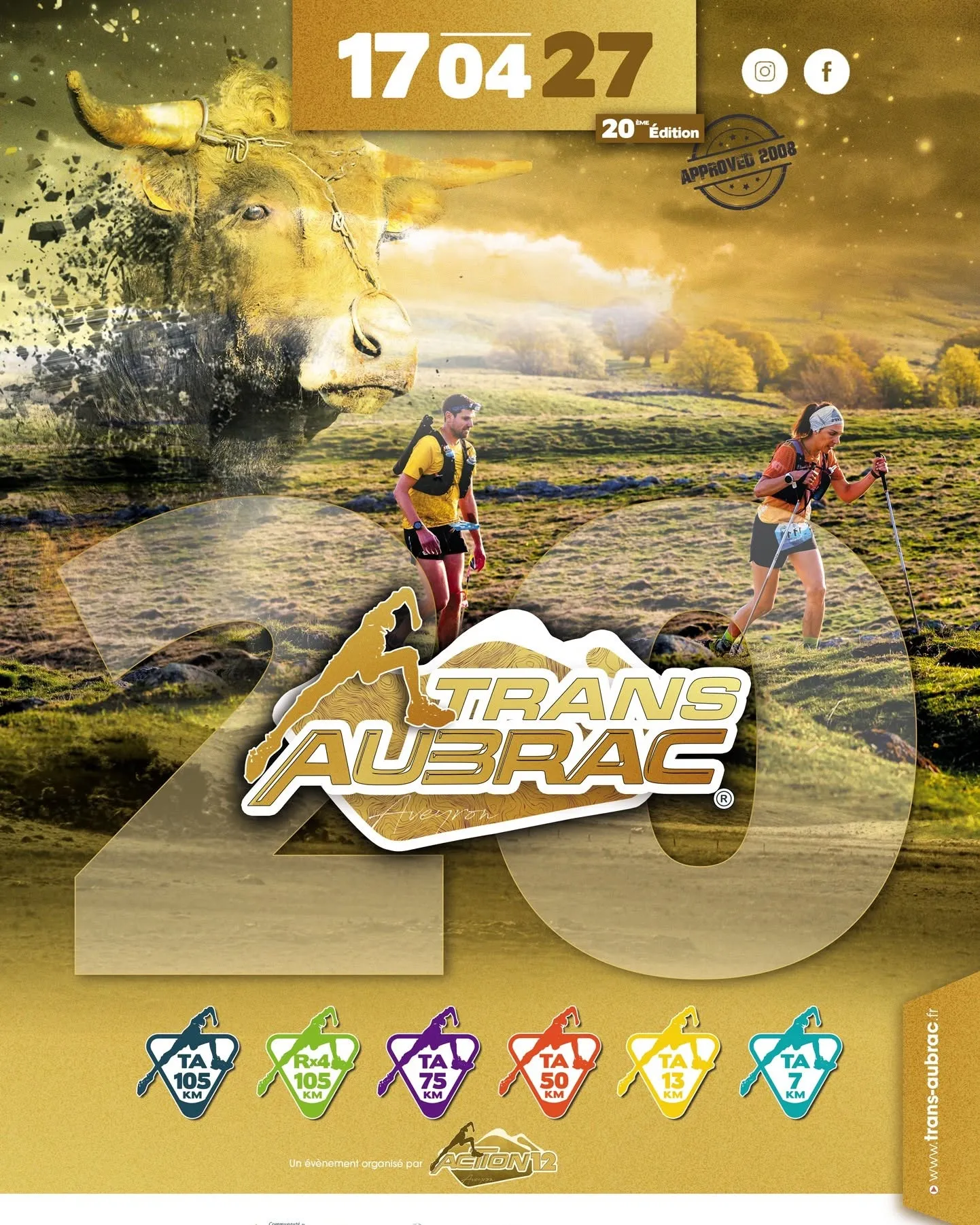 Trail Trans Aubrac à Saint Geniez d'Olt
