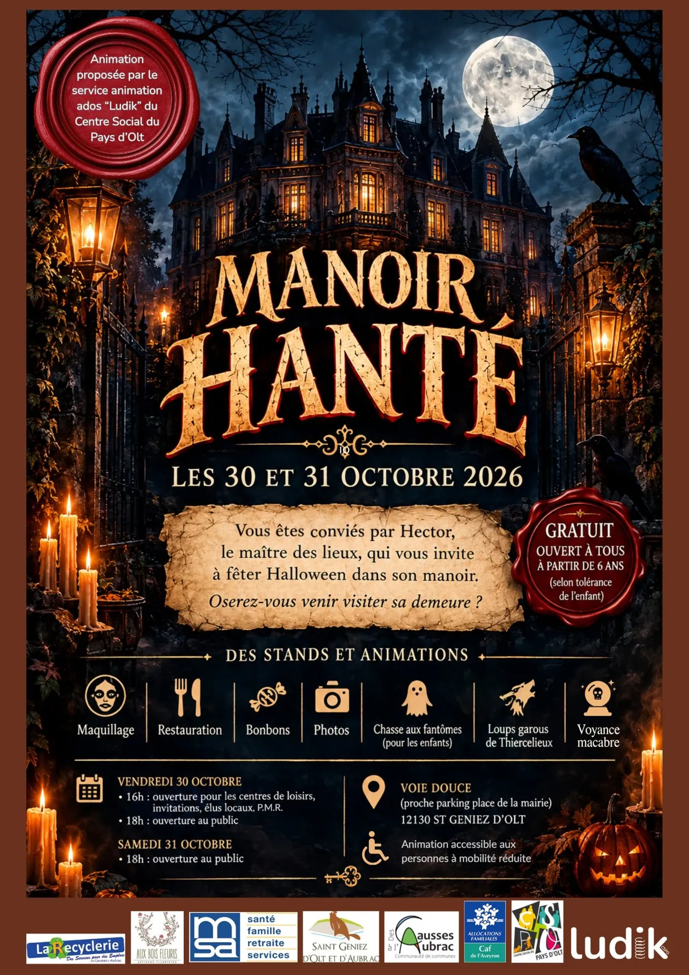 Manoir hanté à Saint Geniez d'Olt