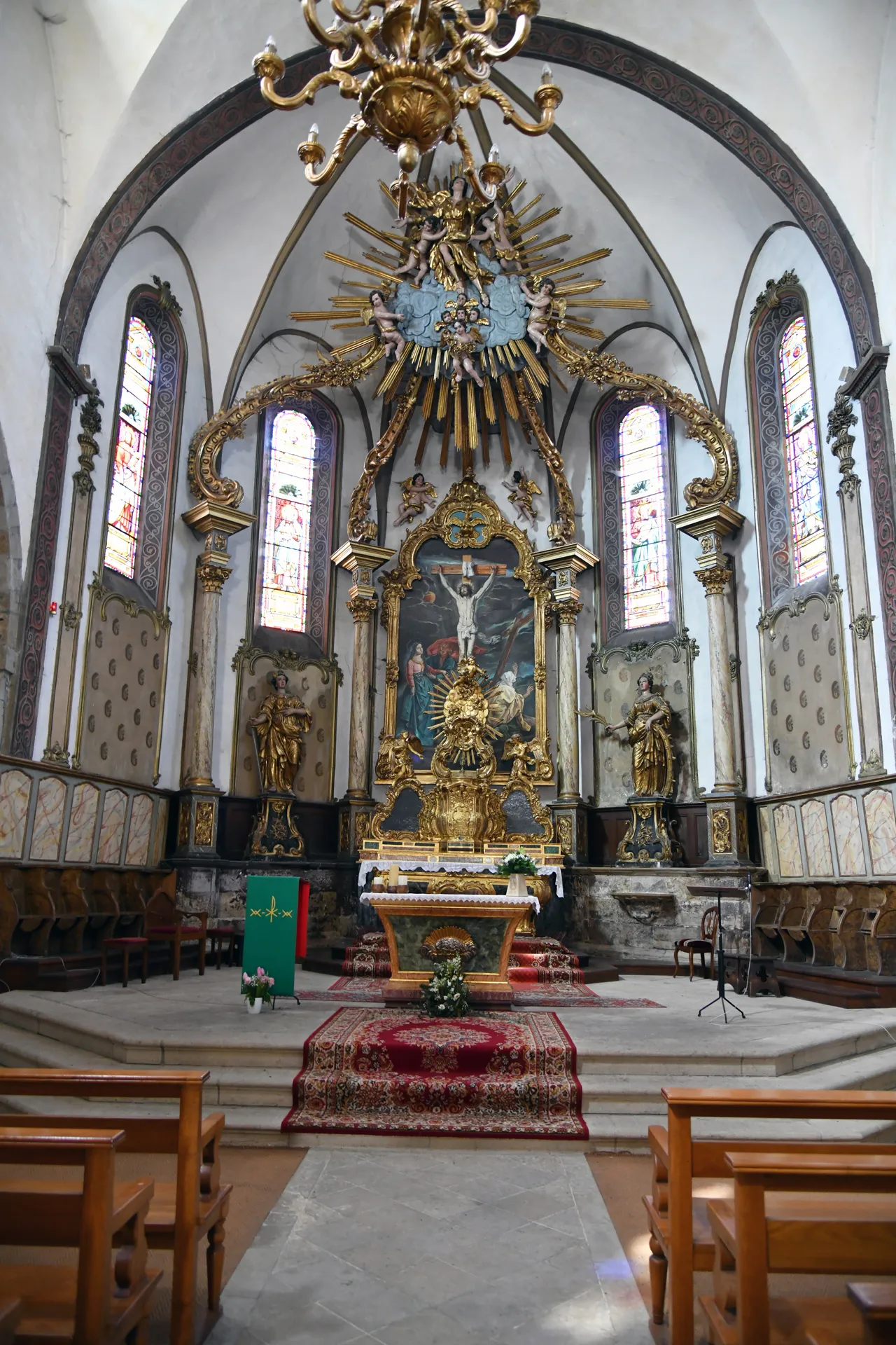 Retable église paroissiale de Saint Geniez d'Olt