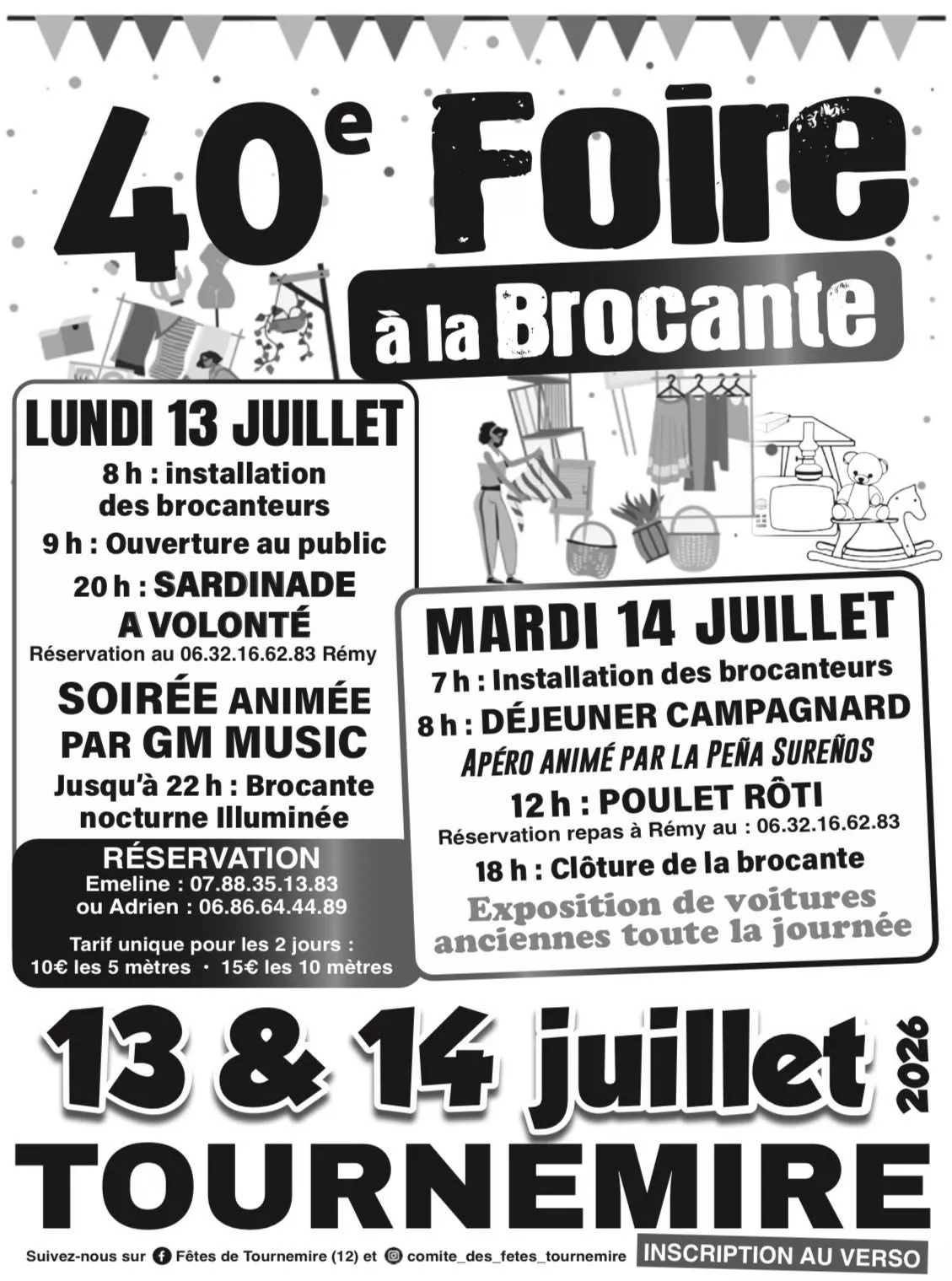 40 ème Foire à la brocante