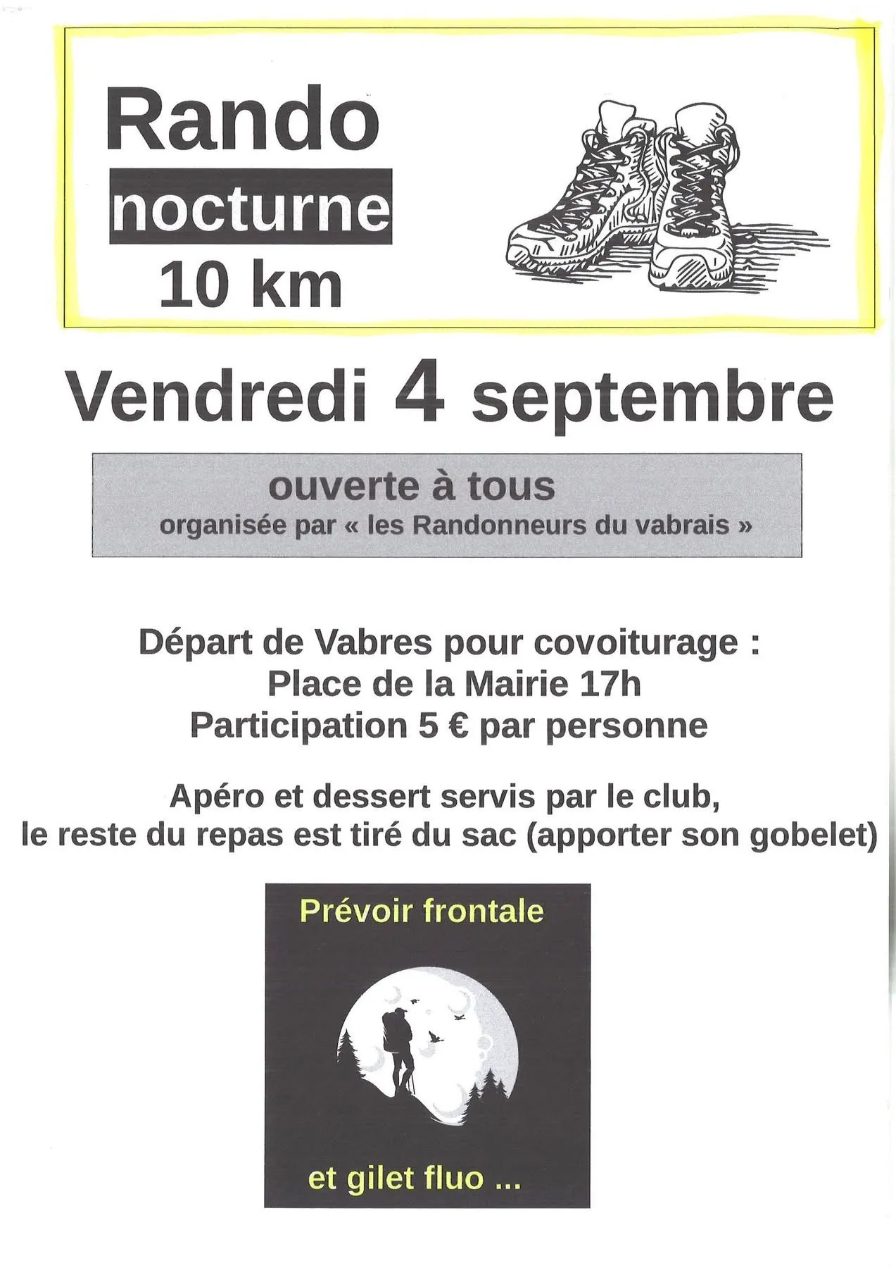 Randonnée nocturne