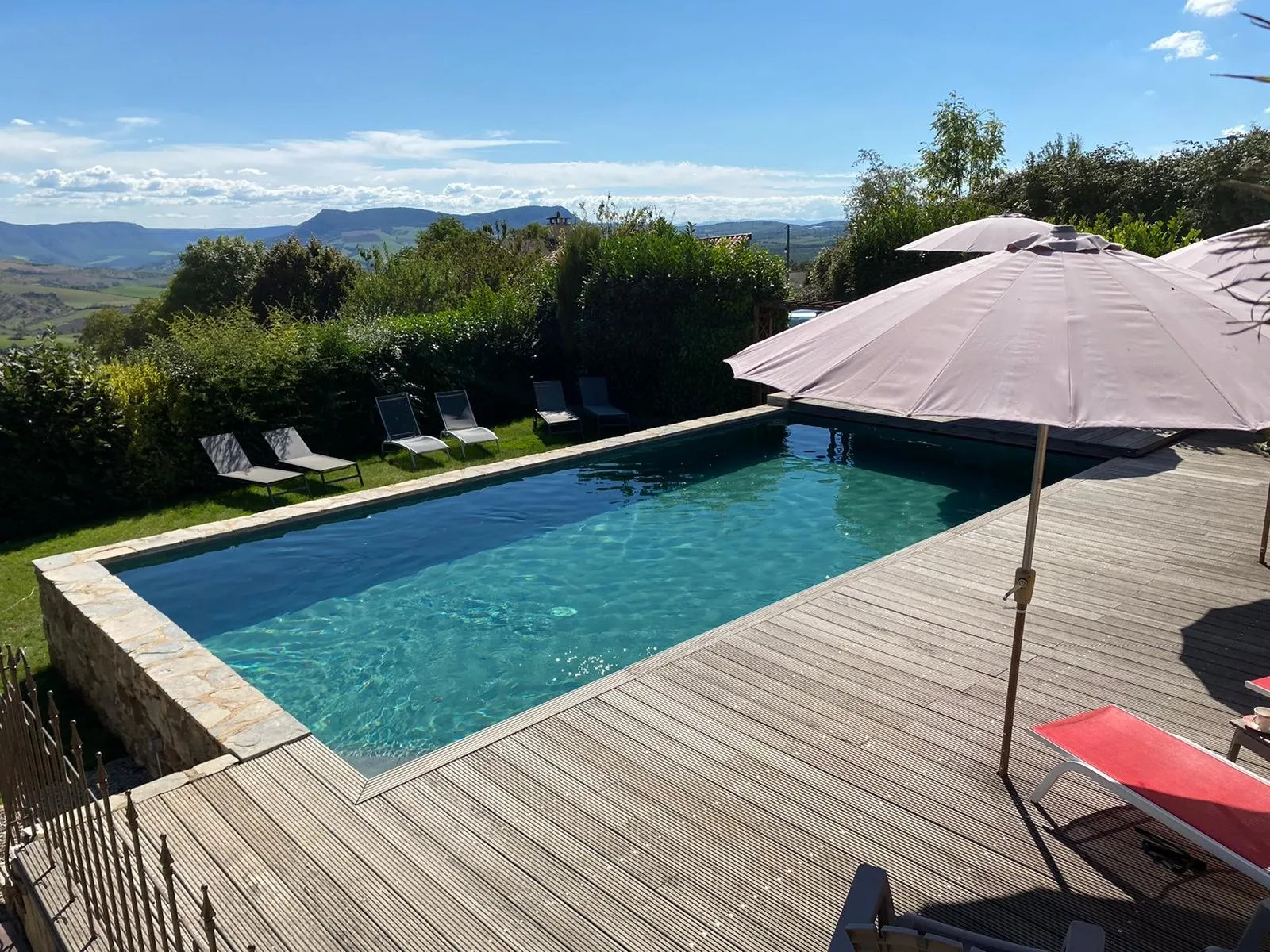 Piscine chauffée 10x5m