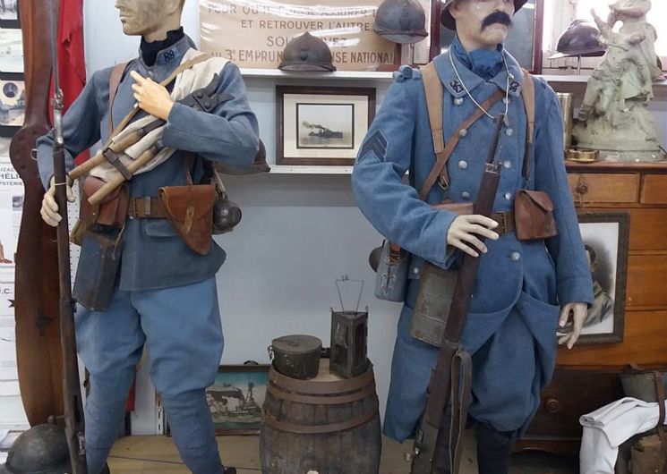 Musée d'Aubiet - expo soldats