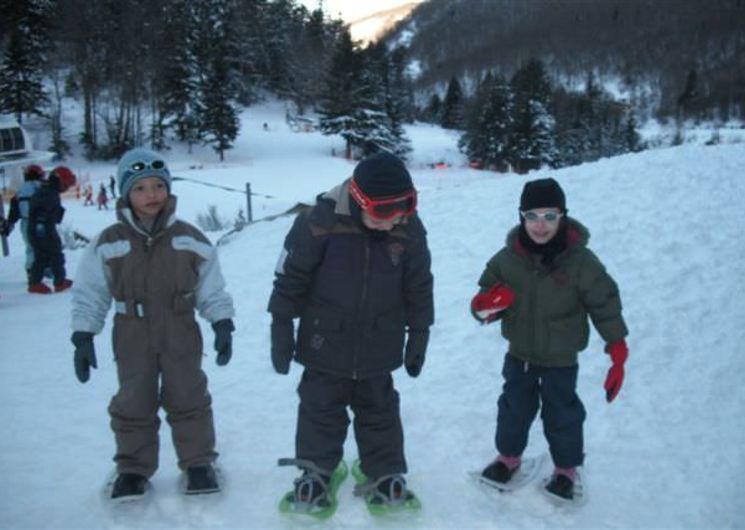 classe raquettes à neige