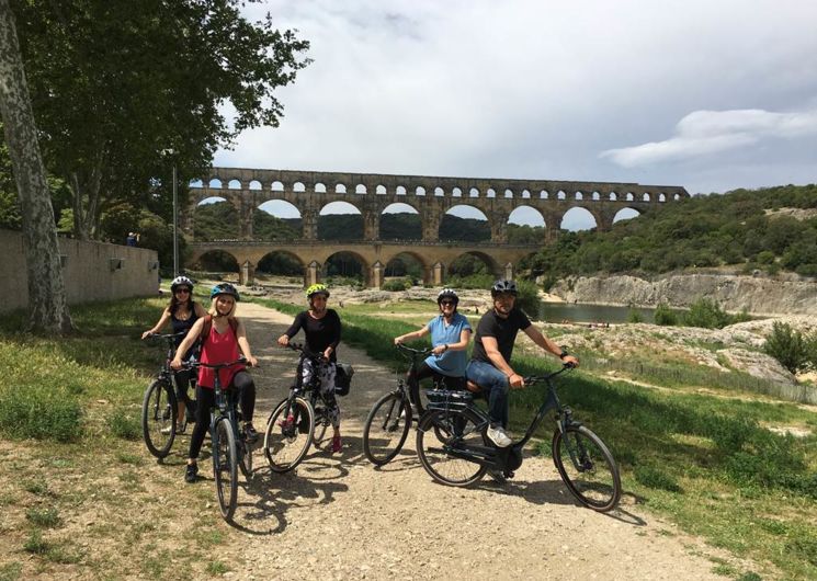 Week-end à vélo entre Rhône et Pont du Gard