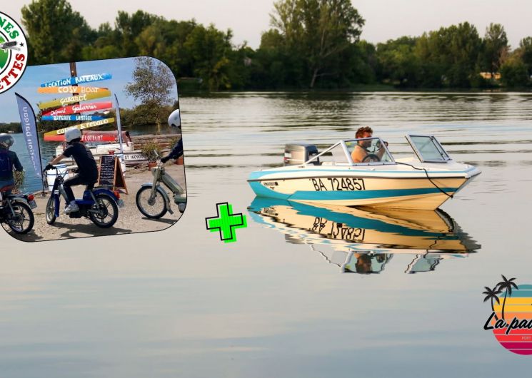 Double échappée rétro, Mobylette & Bateau Vintage_Rivières