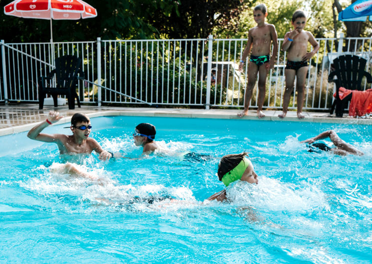 Piscine camping