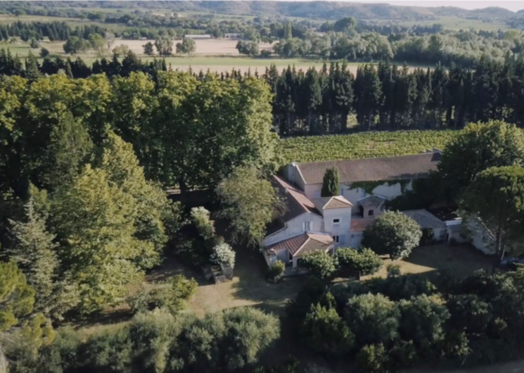 Vue aérienne Château de Bouchassy