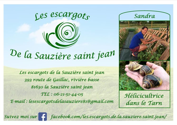 Les Escargots de la Sauzière Saint Jean 1