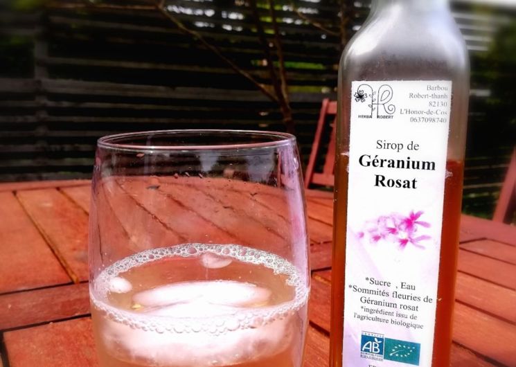 Sirop géranium