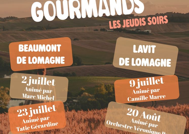 Marché gourmand nocturne_Beaumont-de-Lomagne
