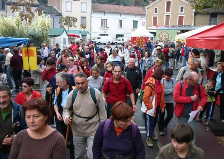 Fête de la châtaigne - Départ de la Rando