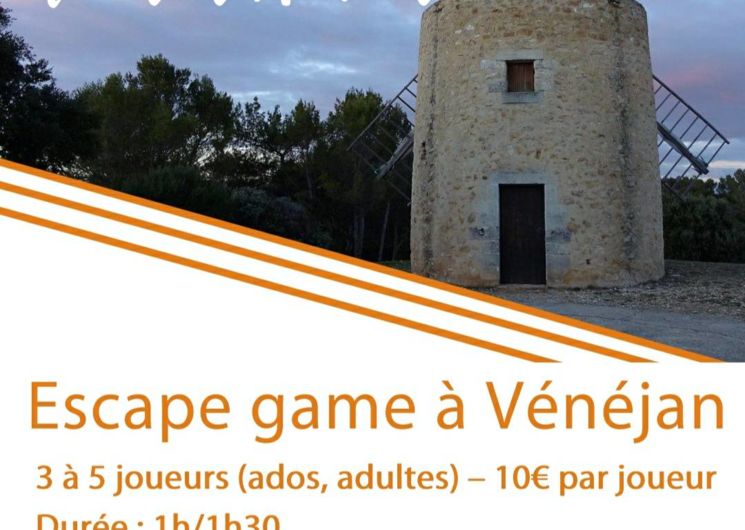 Escape game au moulin de Vénéjan