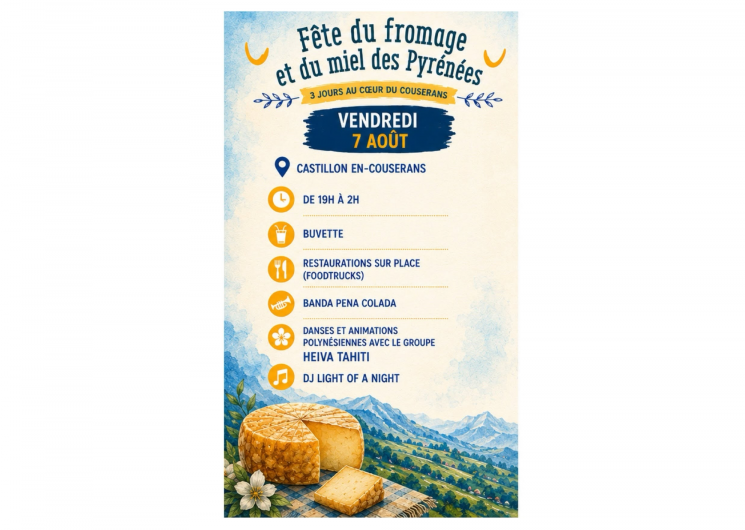 La Fête du Fromage et du Miel des Pyrénées_Castillon-en-Couserans