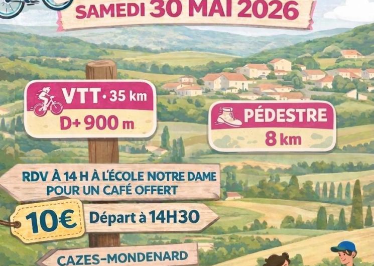 Randonnée VTT et Pédestre_Cazes-Mondenard