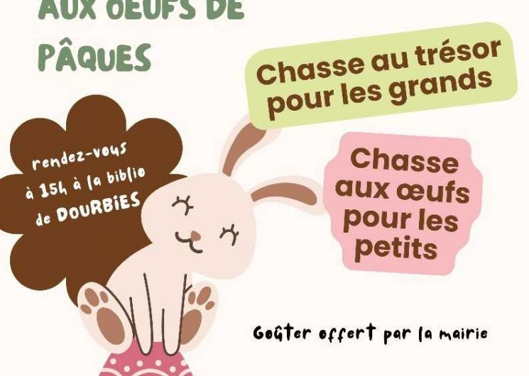Chasse aux œufs de Pâques à Dourbies_Dourbies