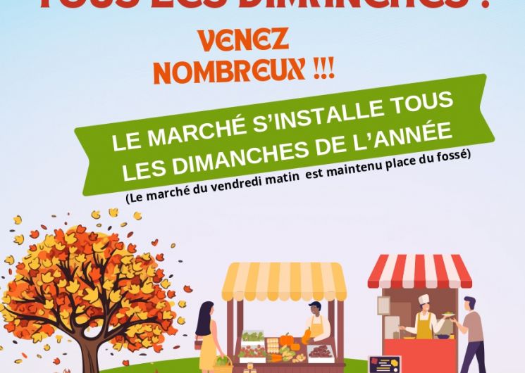 Marché hebdomadaire du dimanche à St Laurent des Arbres_Saint-Laurent-des-Arbres