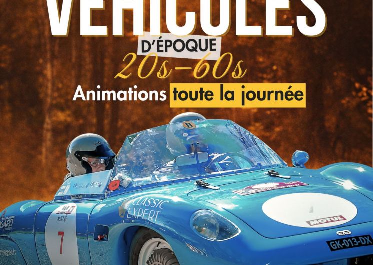 Rassemblement Véhicules d'Époque à Barbotan-les-Thermes_Cazaubon