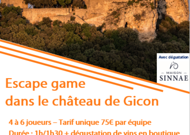 Escape Game « Les secrets du Château » au Château de Gicon