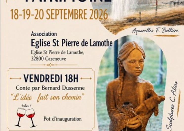 Journées européennes du patrimoine - Église St Pierre de Lamothe_Cazeneuve